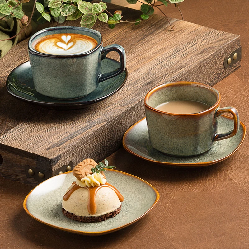 Coffee Tea For Garden - 1PC 300ml Retro Ceramic Coffee Cup