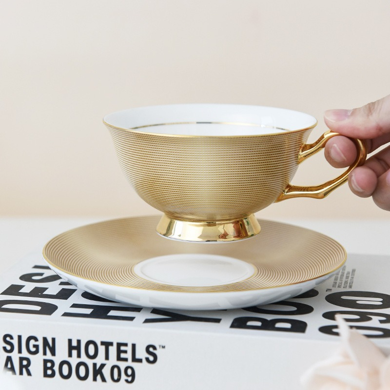 Coffee Tea Gift - European Coffee Mug Set Bone China