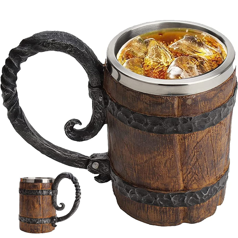 Coffee Tea Friends - LMETJMA 550ML Handmade Wooden Barrel Beer