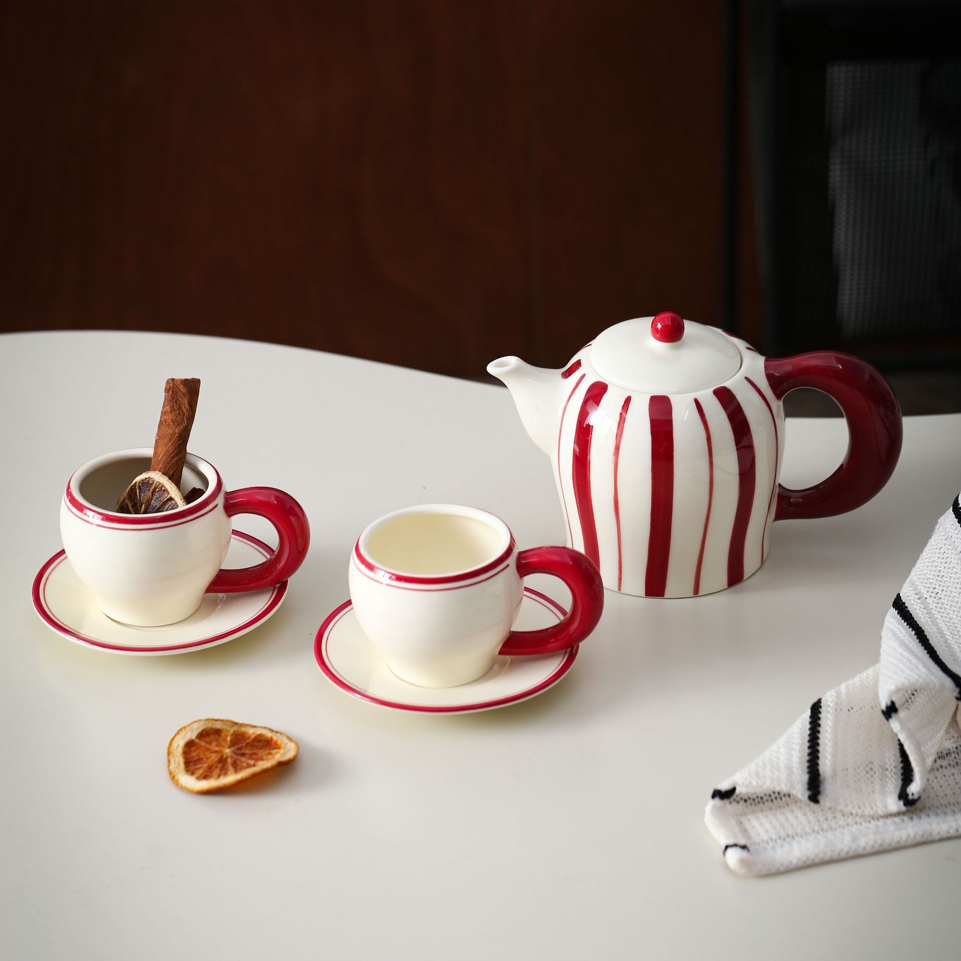 Coffee Tea Gift - Vintage Ceramic Coffee Cup Saucer Set