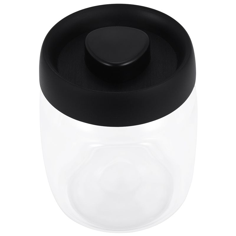 Coffee And Tea Glass - AT63-Coffee Bean Storage Container Glass Vacuum