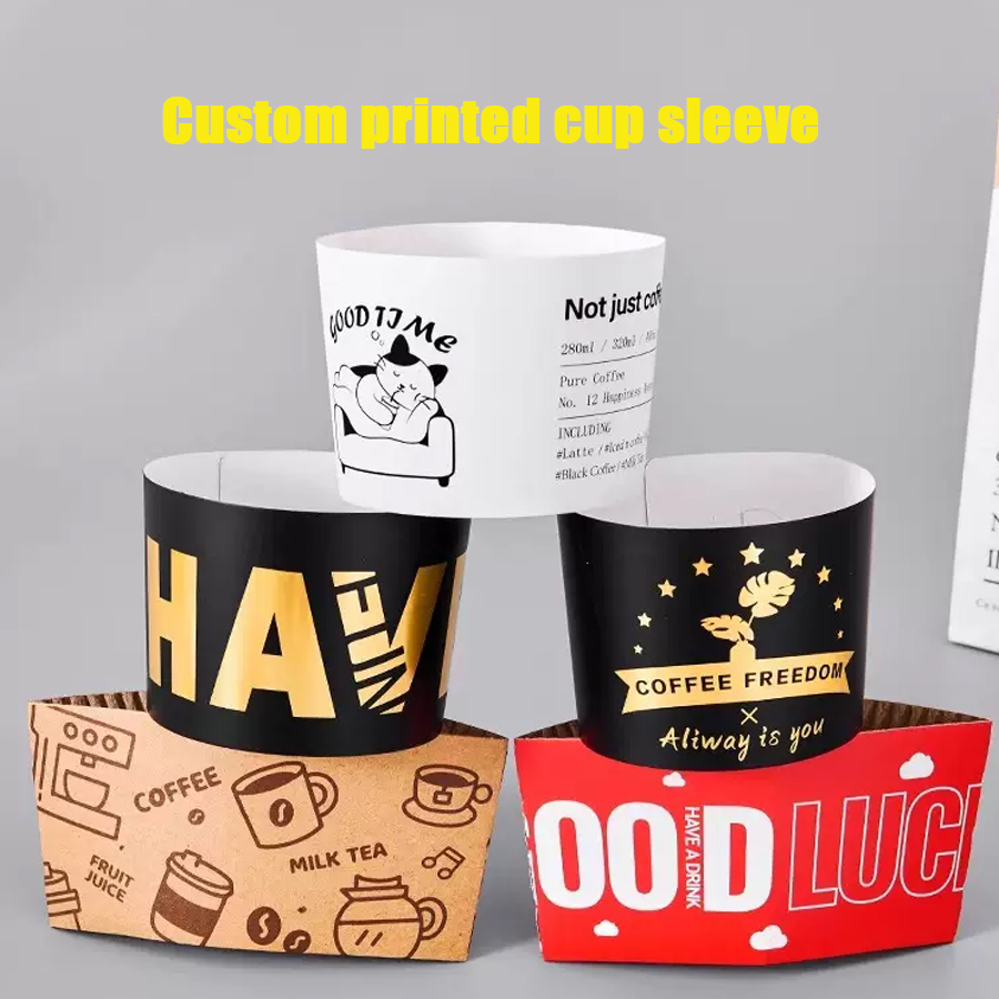Coffee Tea Mugs - Custom Printed Cup Sleeves Cold Drinks