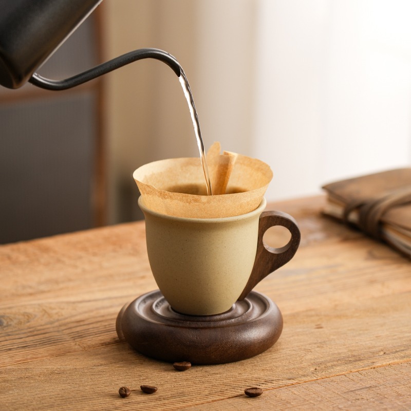 Creative Brown Ceramic and Woo - огляд і ціна Coffee Tea For Garden