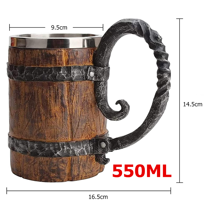 LMETJMA 550ML Handmade Wooden  - огляд і ціна Coffee Tea Friends