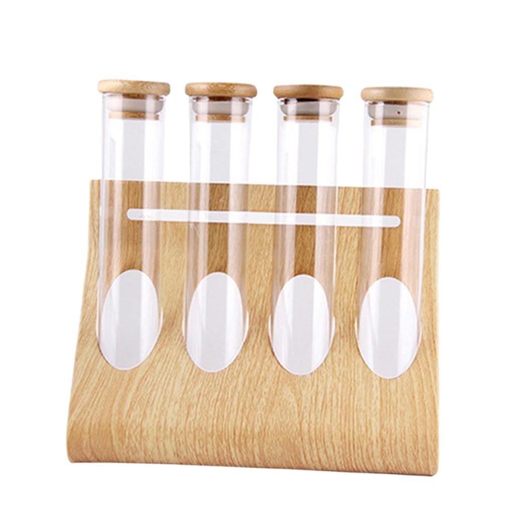 Glass Tube Storage Rack Visibl - огляд і ціна Coffee And Tea Glass