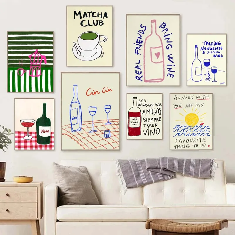 Colorful Drawings Abstract Art - огляд і ціна Coffee Tea Drawing