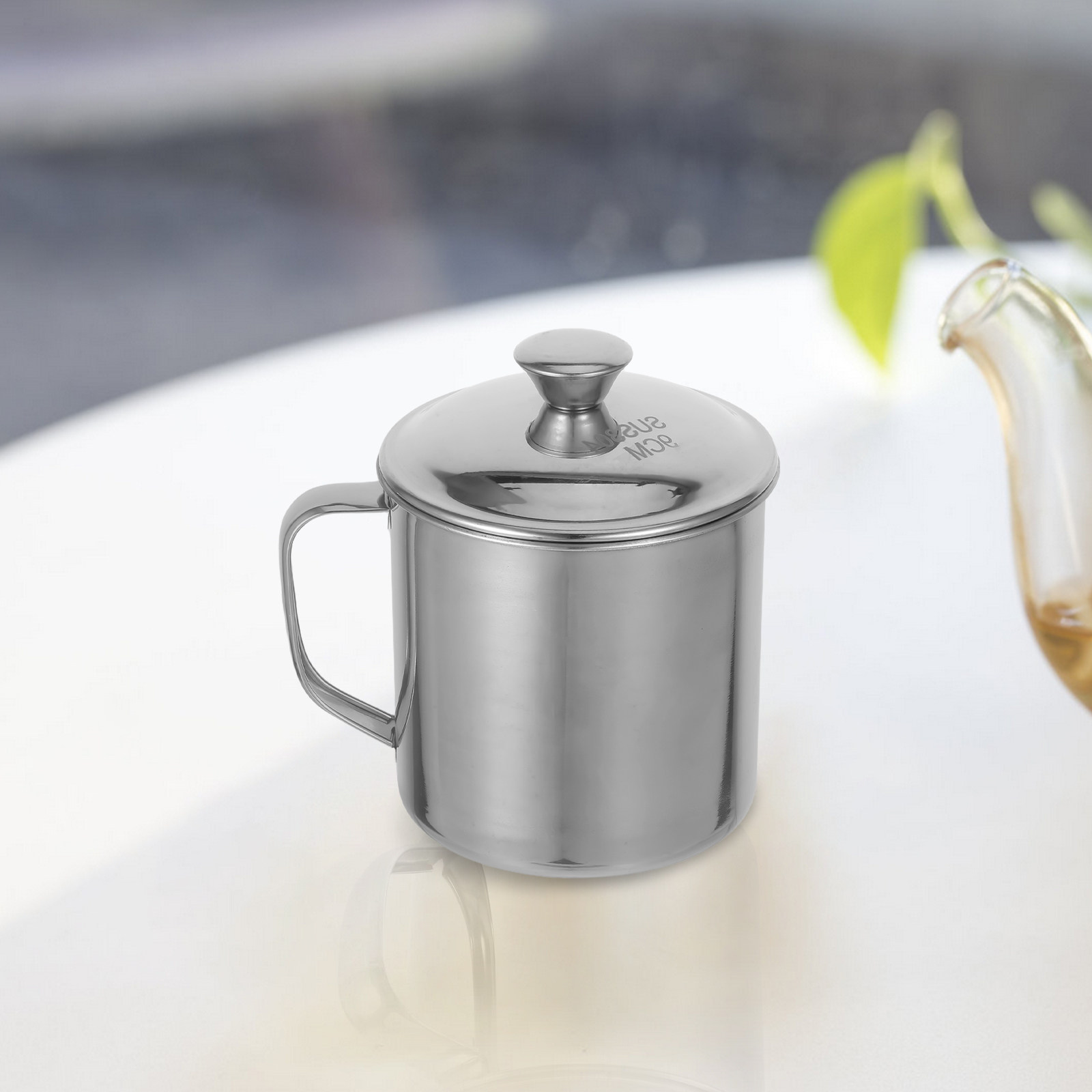 Stainless Steel Cup With Lid R - огляд і ціна Coffee Tea Mugs