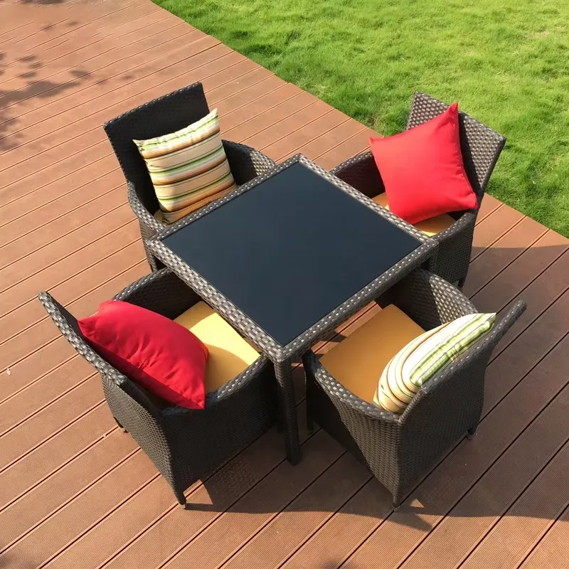 Outdoor Rattan Table and Chair - огляд і ціна Coffee Tea For Garden
