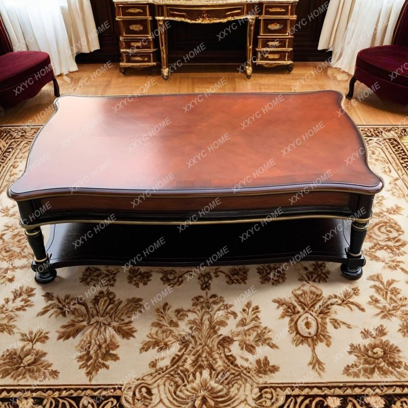 solid wood retro coffee table  - огляд і ціна Coffee Tea Drawing