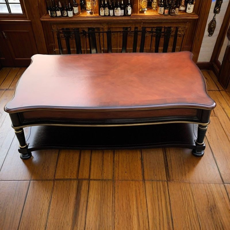 solid wood retro coffee table  - огляд і ціна Coffee Tea Drawing