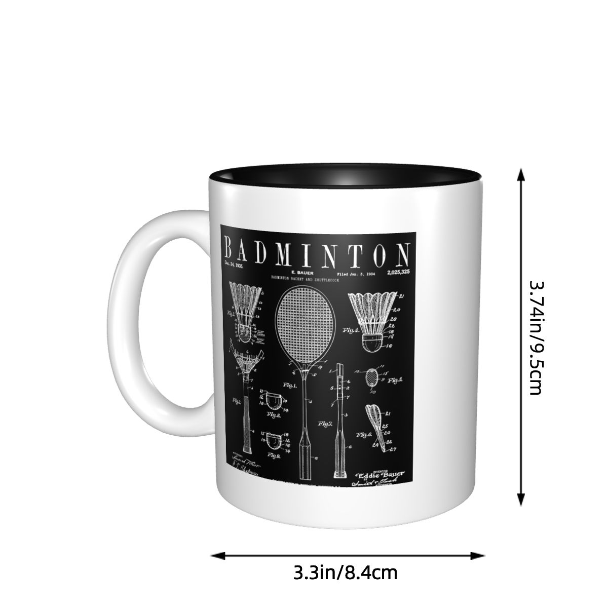 Badminton Old Vintage Patent D - огляд і ціна Coffee Tea Drawing