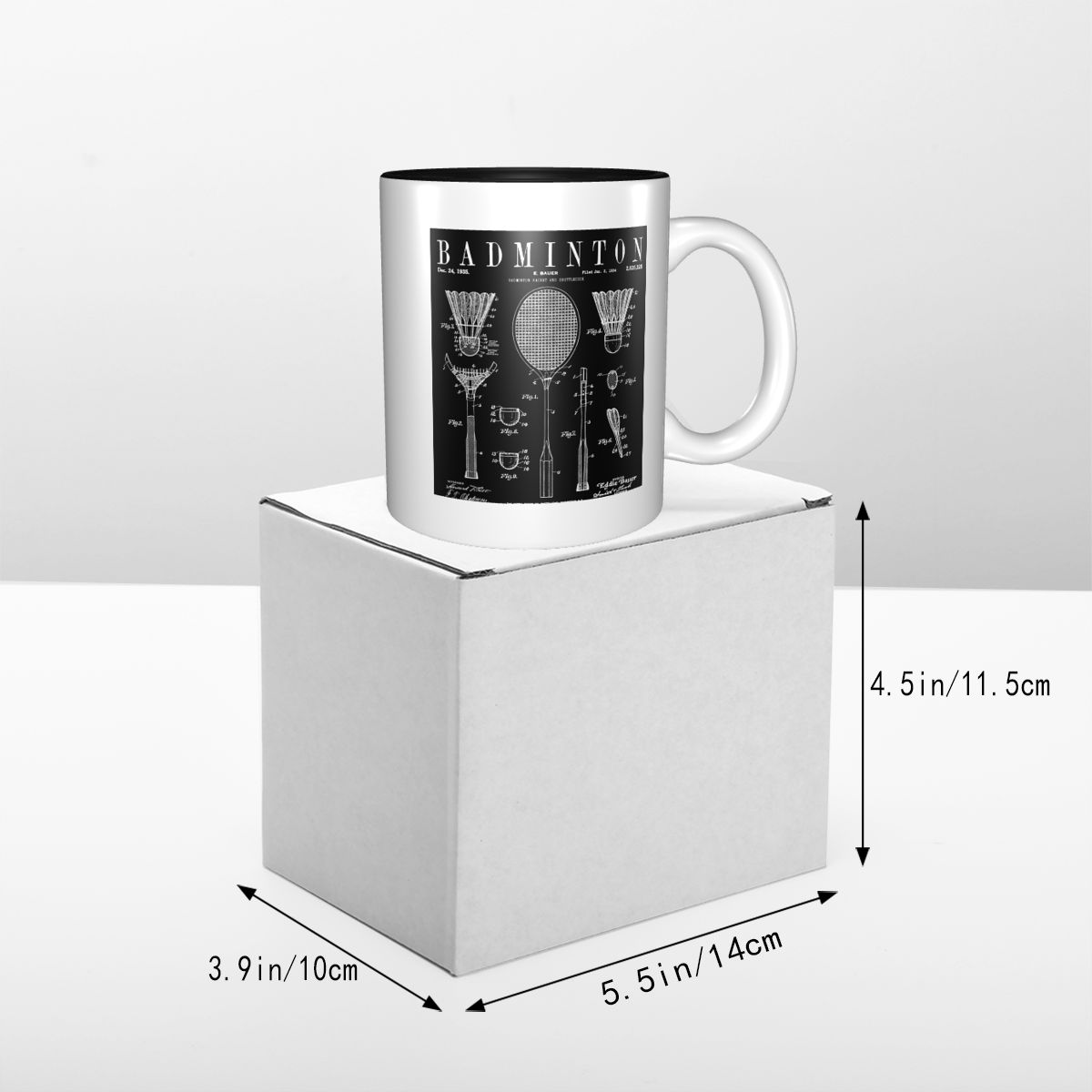 Badminton Old Vintage Patent D - огляд і ціна Coffee Tea Drawing