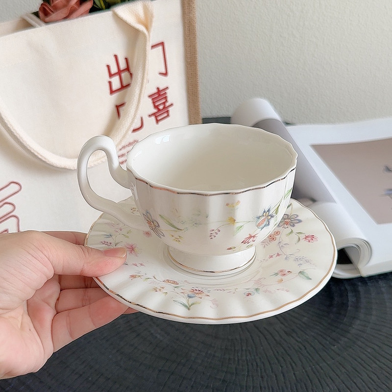 Gold-drawing Floral Print Coff - огляд і ціна Coffee Tea Drawing
