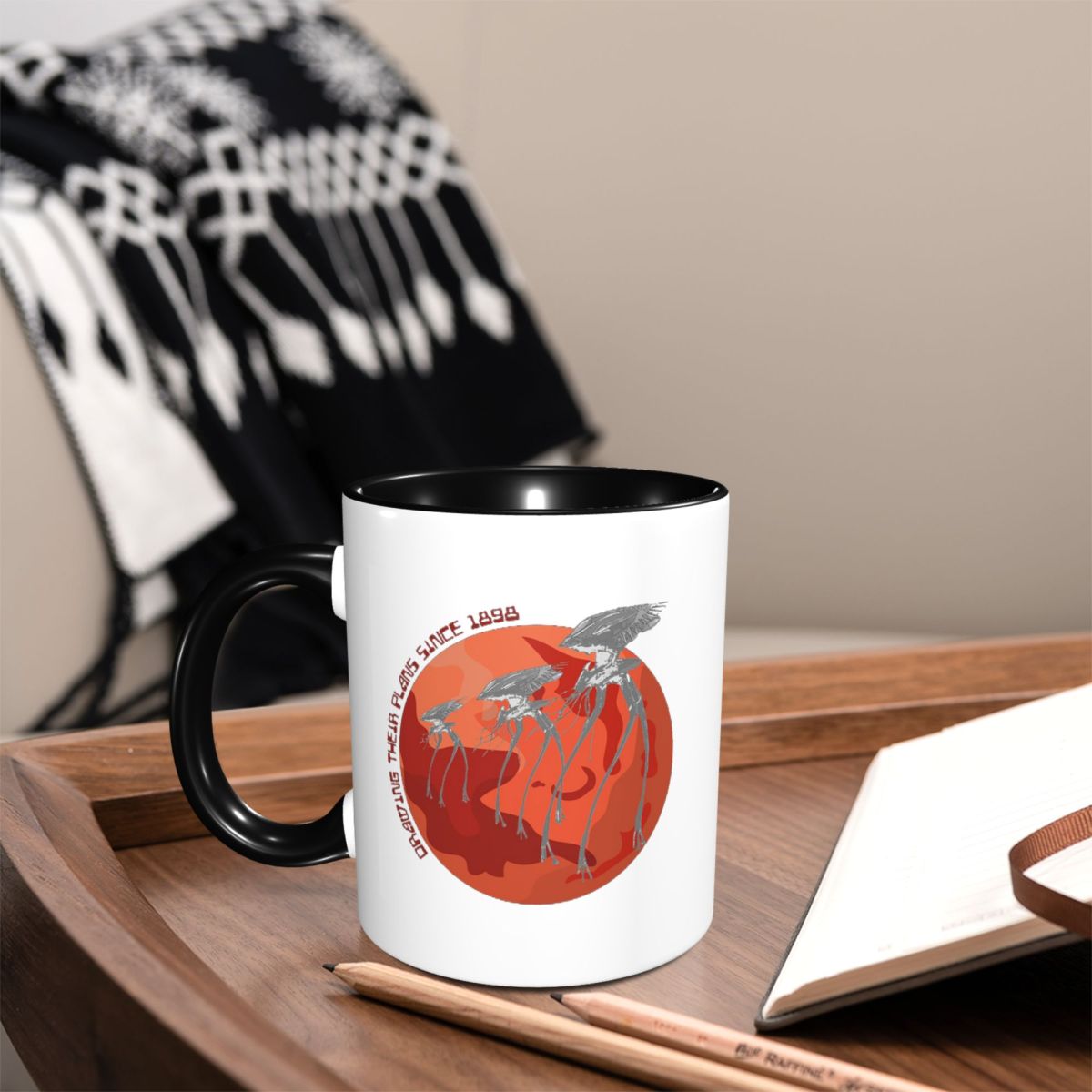 War Of The Worlds Drawing Thei - огляд і ціна Coffee Tea Drawing
