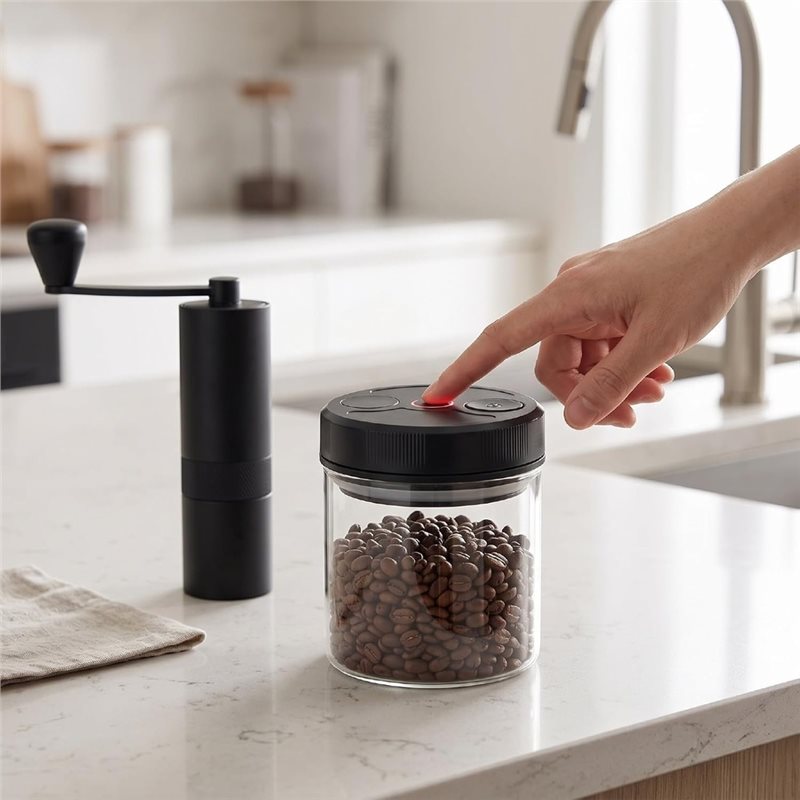 Automatic Vacuum Coffee Canist - огляд і ціна Coffee And Tea Glass