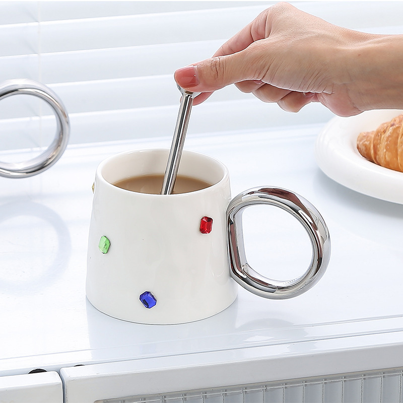 Gemstone Ceramic Mug Coffee Mu - огляд і ціна Coffee Tea Friends