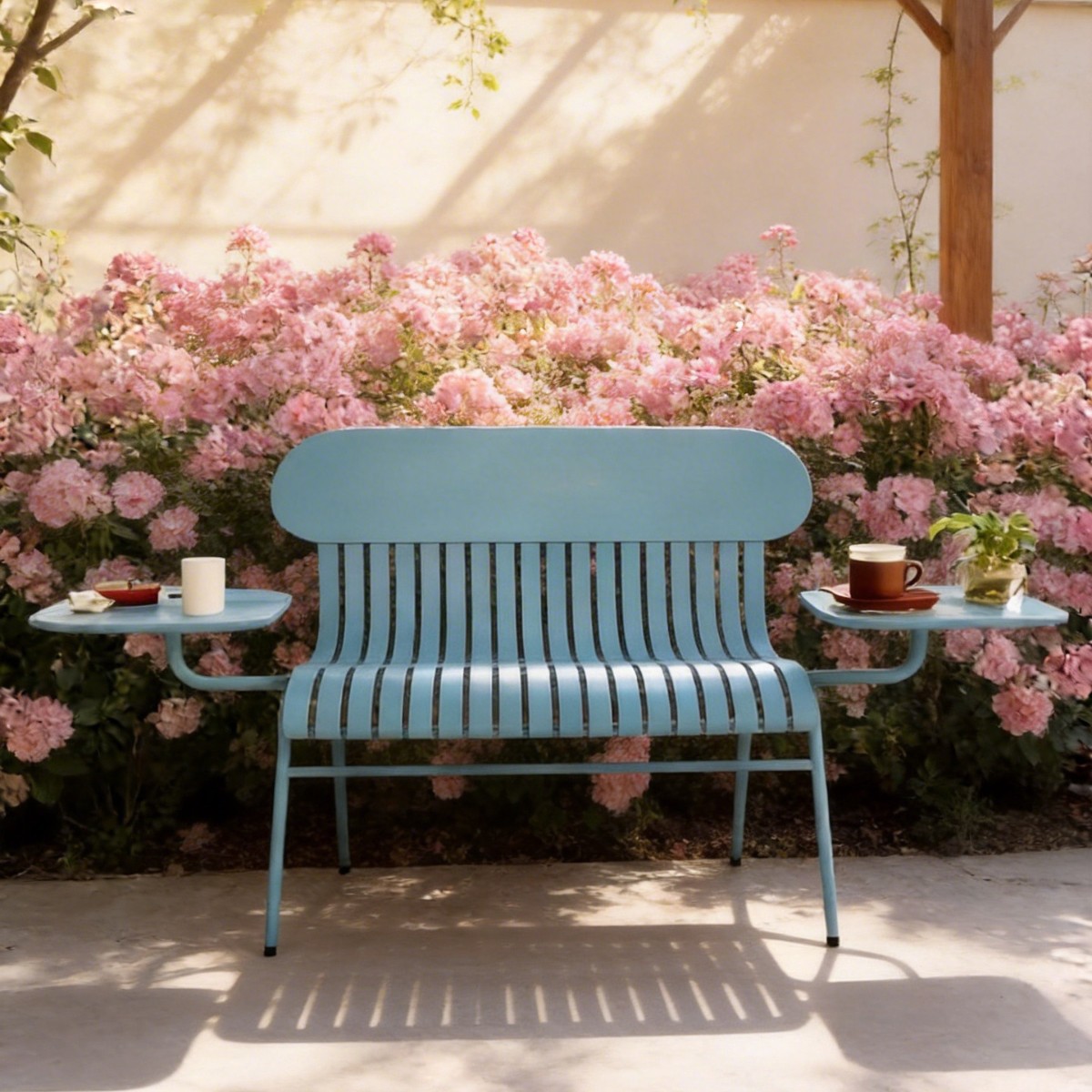 HYS Outdoor Double Chair Milk  - огляд і ціна Coffee Tea For Garden