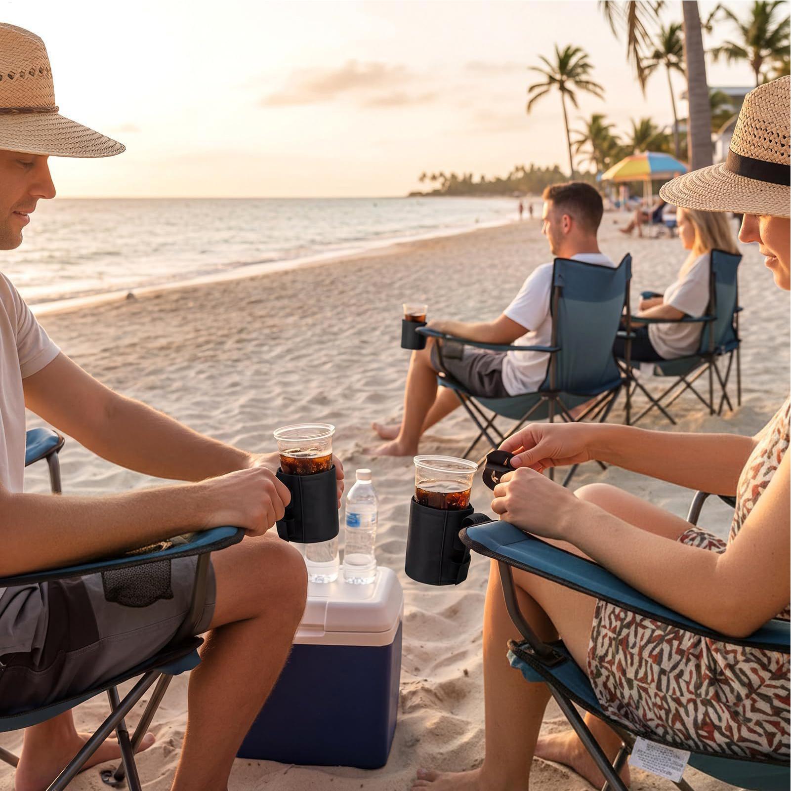 Beach Chair Cup Holder 600d Ox - огляд і ціна Coffee Tea Mugs