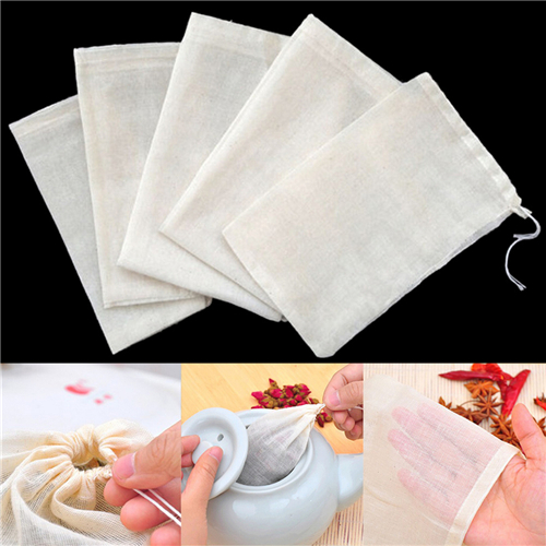 1pc/10Pcs Cotton Tea Bags Musl - огляд і ціна Coffee Tea For Garden