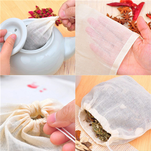 1pc/10Pcs Cotton Tea Bags Musl - огляд і ціна Coffee Tea For Garden