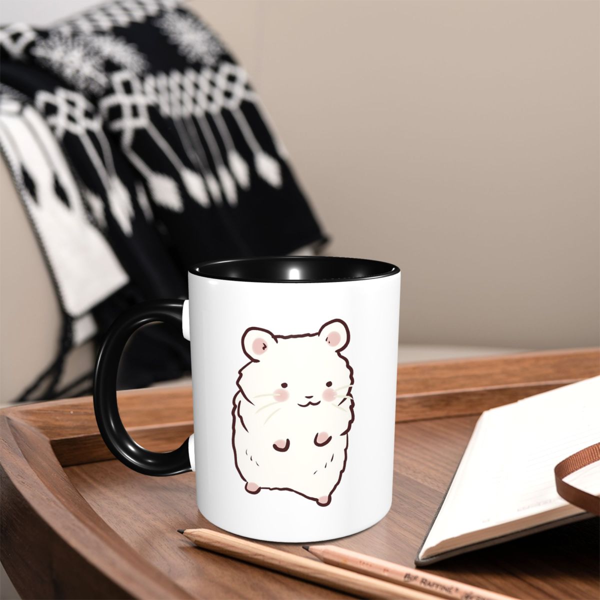 Cute Hamster Drawing Mug Funny - огляд і ціна Coffee Tea Drawing