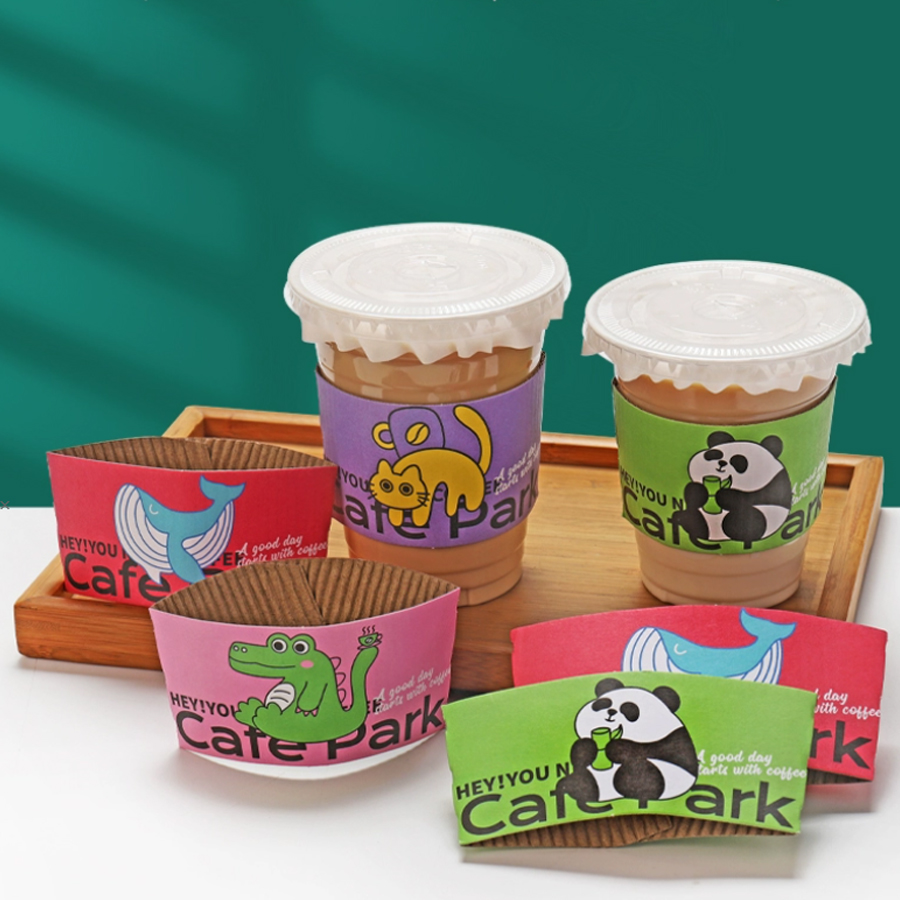 Custom Printed Cup Sleeves Col - огляд і ціна Coffee Tea Mugs