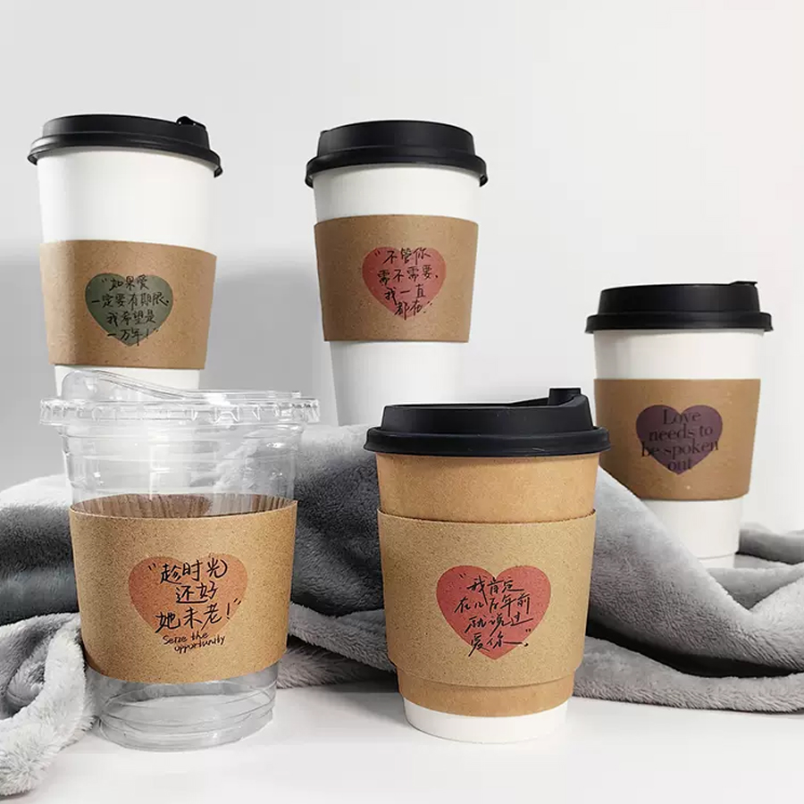 Custom Printed Cup Sleeves Col - огляд і ціна Coffee Tea Mugs