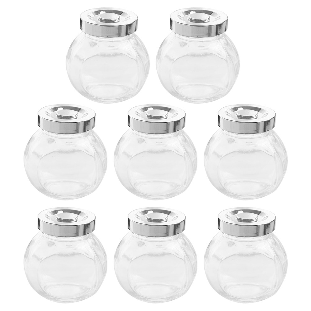 8Pcs Glass Sealed Storage Jars - огляд і ціна Coffee And Tea Glass
