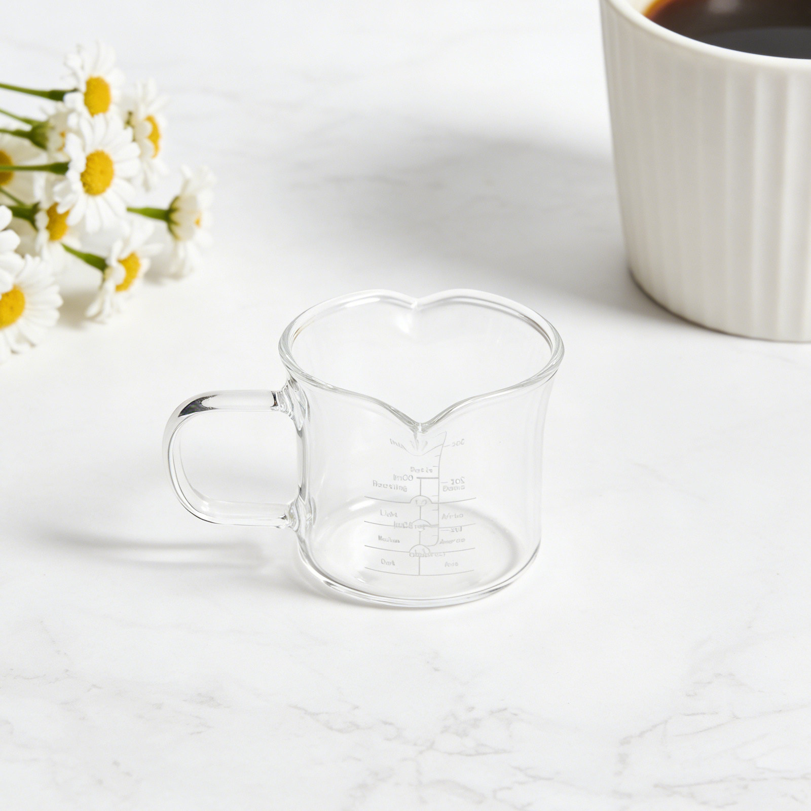 Double Spout Glass Measuring C - огляд і ціна Coffee Tea Espresso