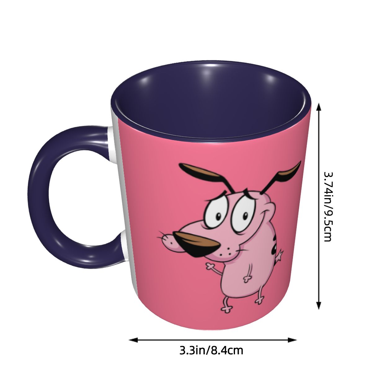 Cowardly Dog C-Courage Cartoon - огляд і ціна Coffee Tea Friends