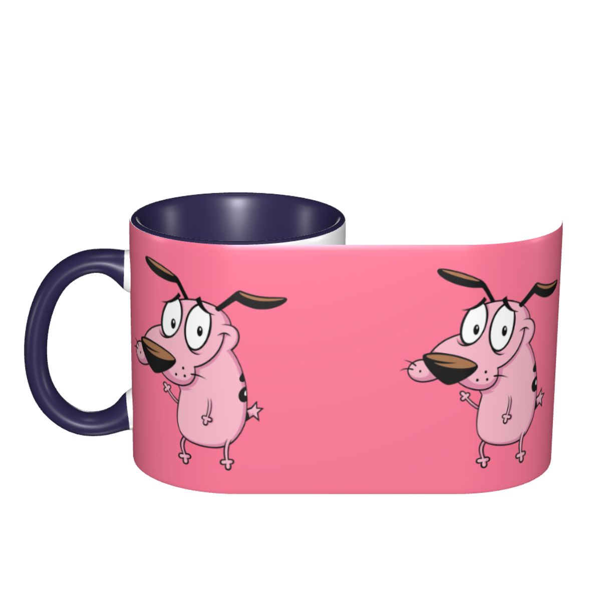 Cowardly Dog C-Courage Cartoon - огляд і ціна Coffee Tea Friends