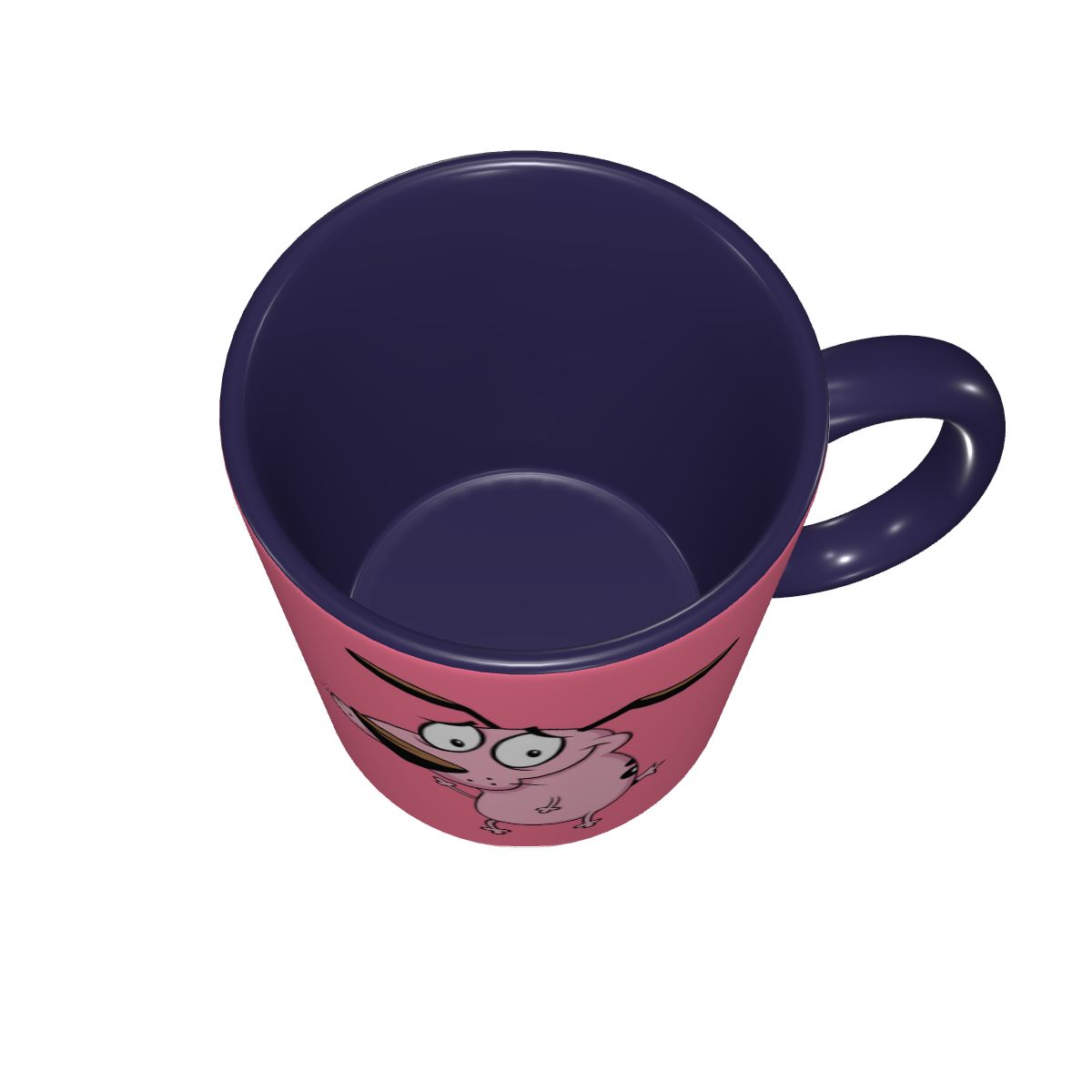 Cowardly Dog C-Courage Cartoon - огляд і ціна Coffee Tea Friends